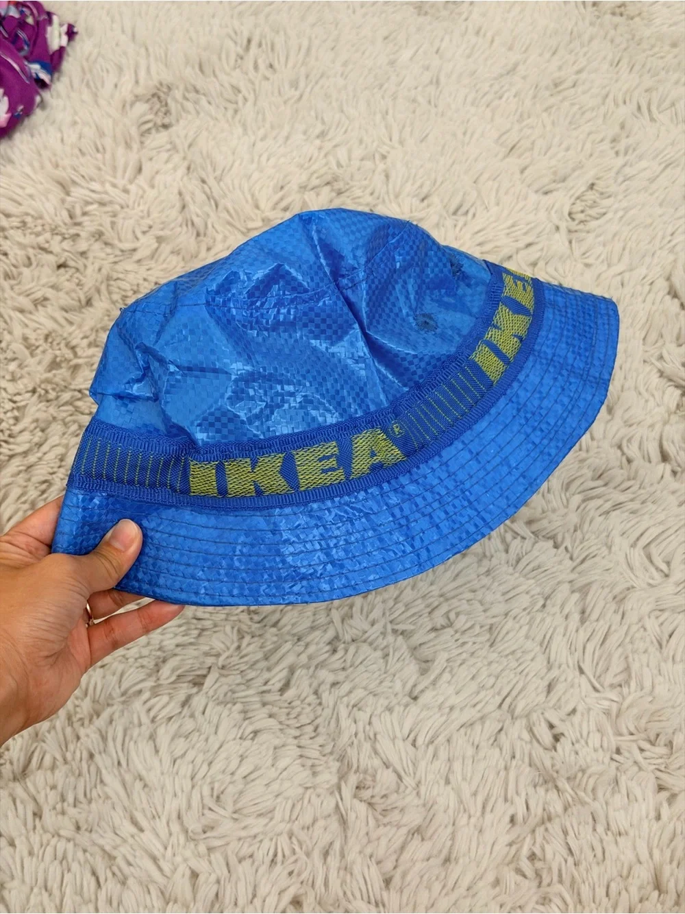 IKEA Yellow and Blue KNORVA Bucket Hat